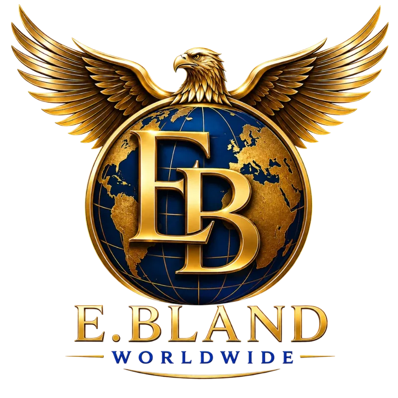 E Bland Worldwide logo
