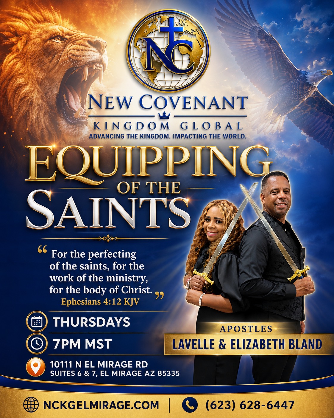 Equipping of the Saints - Thursdays at 7 PM MST
