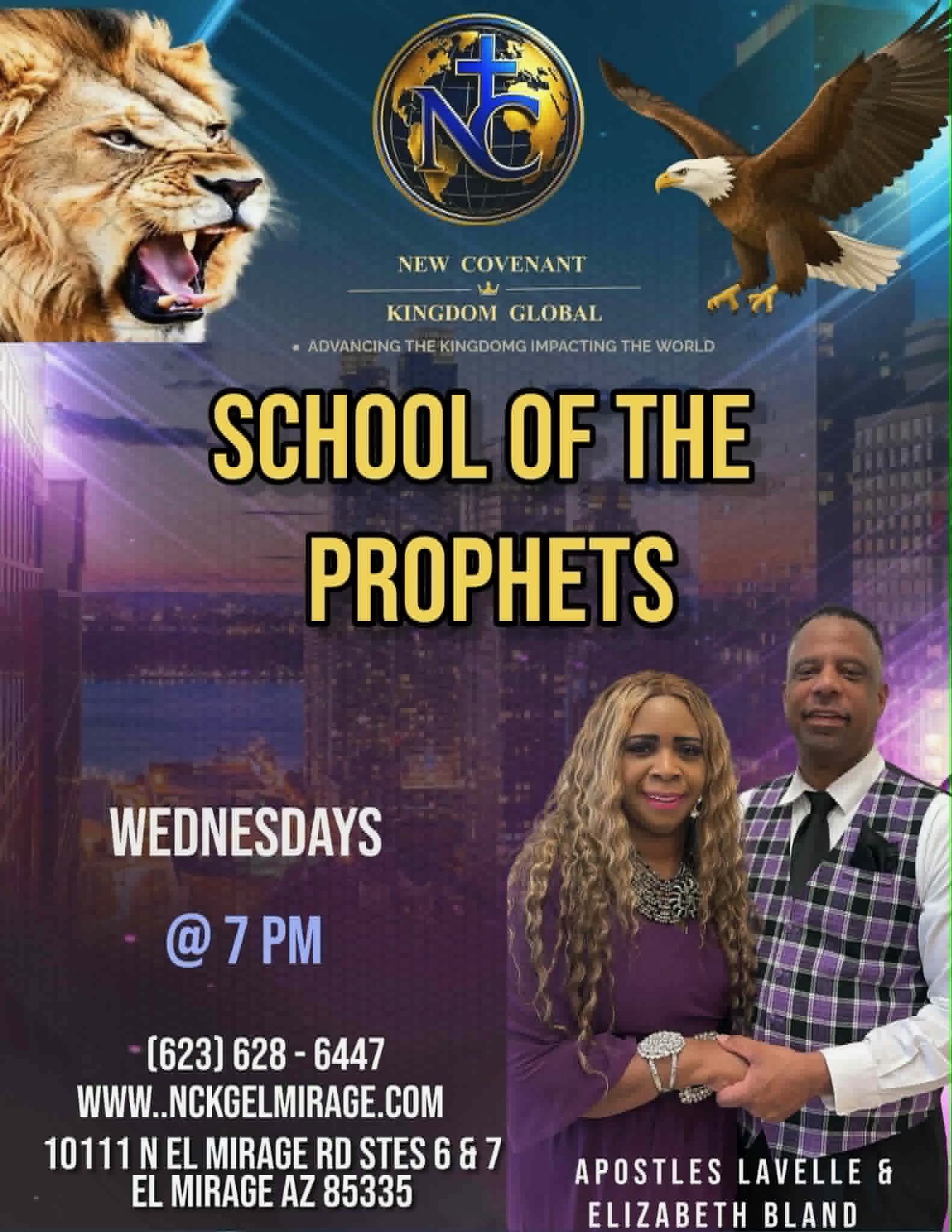 School of the Prophets - Wednesdays at 7 PM